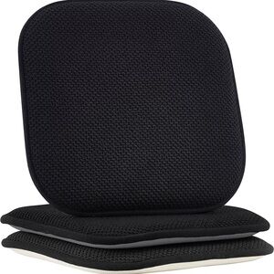 Set of 2/ Memory Foam Honeycomb Non-Slip Back Pad